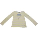 Hőlégballonos sárga csíkos felső (158)