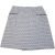 Kék-fehér mintás női szoknya - S