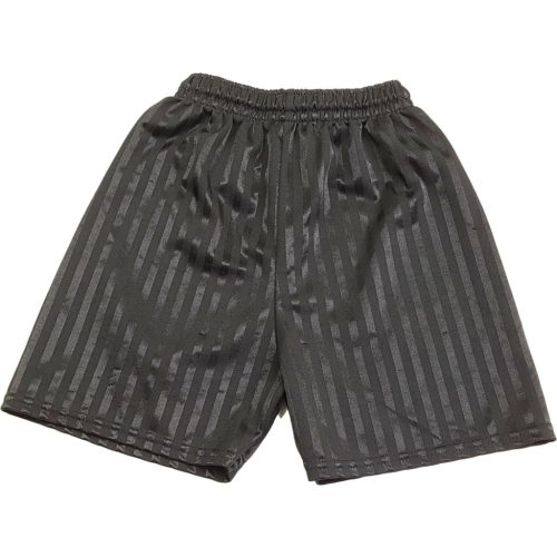 Csíkozott fekete short (110-116)