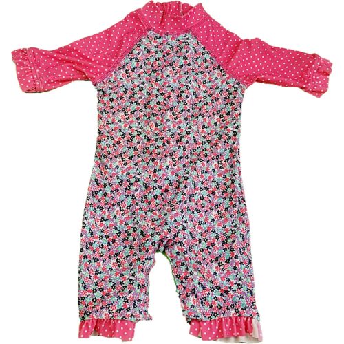 Pink virágos úszóruha (74)