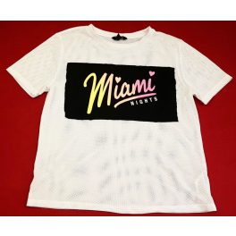 Hálós fehér Miami felső (152-158)