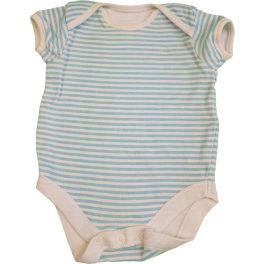 Világoskék csíkos body (68)
