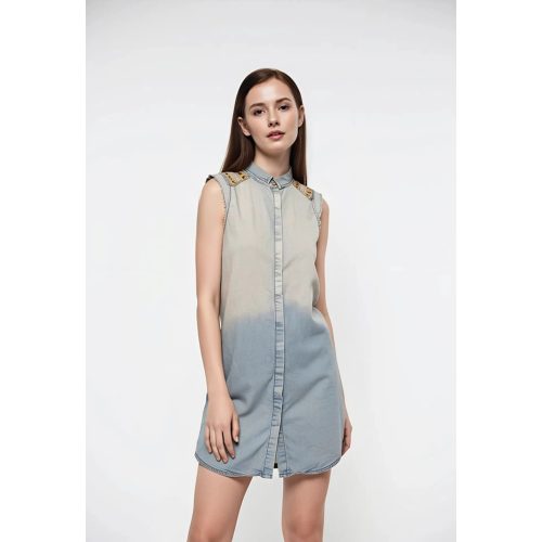 River Island szegecses női farmerruha - 34