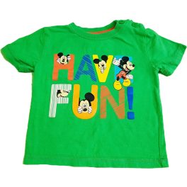 Mickey egeres zöld felső (80)