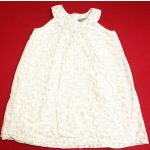 Menta virágos fehér ruha (104)