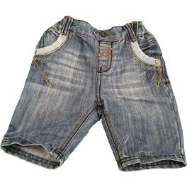 Koptatott farmer rövidnadrág (62)