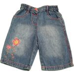 Virágos farmernadrág (56-62)