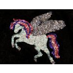 Pegazusos fekete pulóver (140)