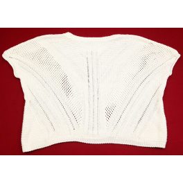 Ekrü kötött pulóver (140)