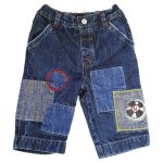 Foltvarrásos farmernadrág (68)