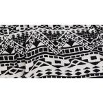 Fekete-fehér mintás ruha (146)