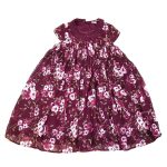 Rózsás padlizsán ruha (146)