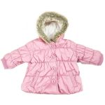 Rózsaszín kislány pufikabát (80)