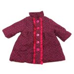 Pink fodros gyapjú kabát (80)