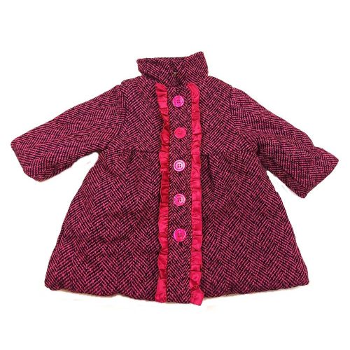 Pink fodros gyapjú kabát (80)