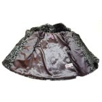 Szürke leopárdmintás szőrmekabát (104)