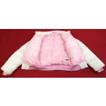 Fehér-rózsaszín télikabát (140)