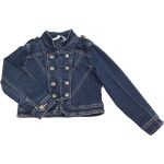 Csinos sötétkék farmerkabát (116)