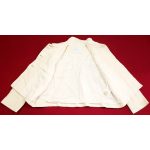 Krémszínű lányka kiskabát - 140