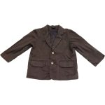 Csíkos sötétbarna zakó (98)