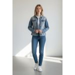 Denim Co. szaggatott női farmerdzseki - 32