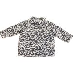 Párducmintás fekete-fehér kabát (98)
