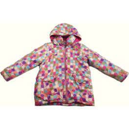 Pöttyös rózsaszín kabát (116)