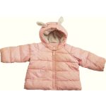 Pöttyös rózsaszín kabát (74-80)