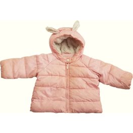 Pöttyös rózsaszín kabát (74-80)