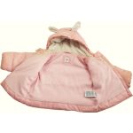 Pöttyös rózsaszín kabát (74-80)