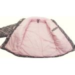 Kockás rózsaszín-szürke kabát (146)