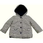 Sötétkék csíkos fehér kabát (86-92)