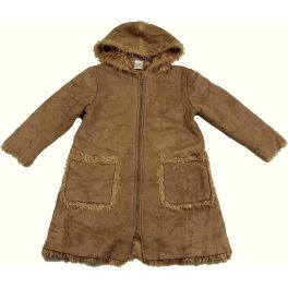 Szőrmés kislány velúrkabát - 116