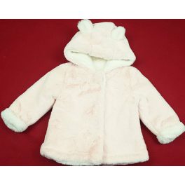 Nutmeg szőrmés kislány kabát - 80