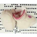 Virágos kislány kocsicipő - 68-80 (ÚJ)