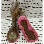 Párducmintás kislány gumicsizma - 24