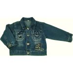 Koptatott sötétkék farmerkabát (116)