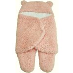 Szőrmés rózsaszín bundazsák (68-74)