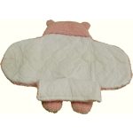 Szőrmés rózsaszín bundazsák (68-74)