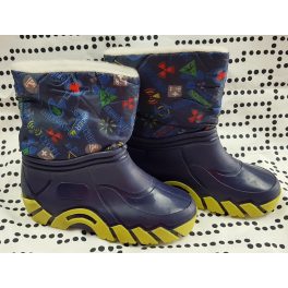 Bélelt kisfiú gumicsizma - 30-31 (ÚJ)